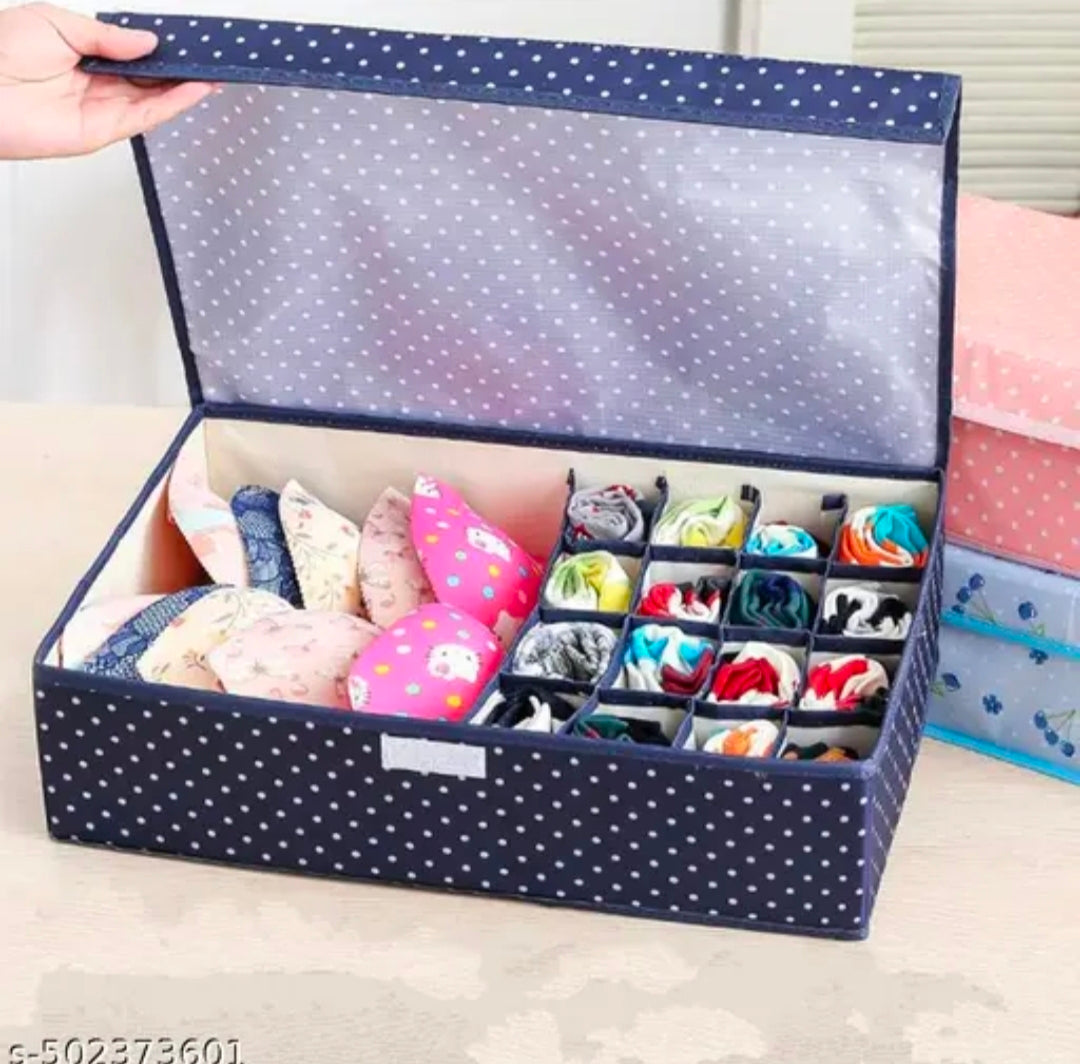 SortHaven™ 16-Grid Multi-Compartment Foldable Underwear & Closet Organizer