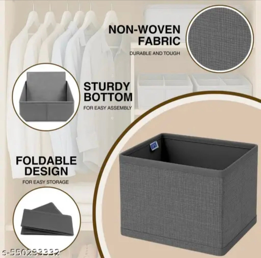 SortHaven™ 6-Piece Foldable Non-Woven Closet Organizer Set