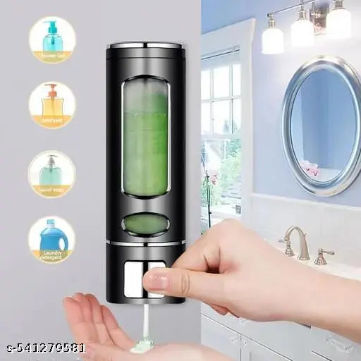 SortHaven™ Wall-Mounted Liquid Soap & Shampoo Dispenser – Pack of 3 (400ml Each)