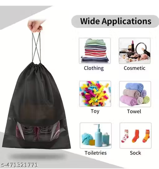 SortHaven™ Travel Shoe Storage Bags – Pack of 6 Dustproof Shoe Pouches for Travel & Home